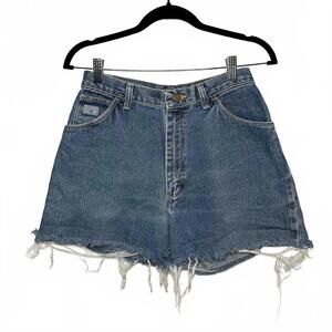 Vintage 90s Wrangler High Waist‎ Cut Off Denim Shorts